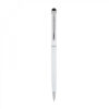 587 Beyaz Metal Tükenmez Touchpen Kalem