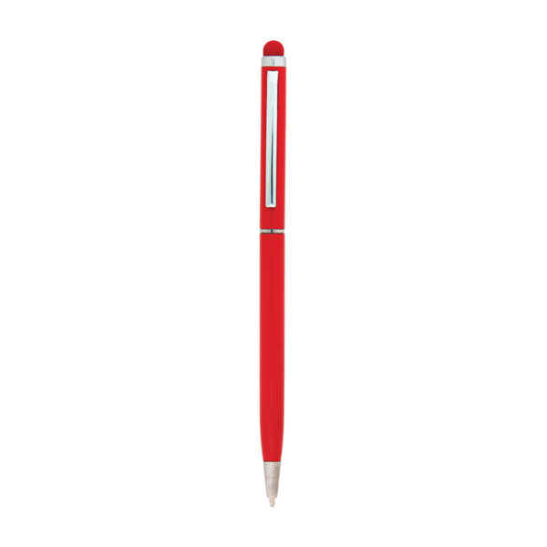 587 Kırmızı Metal Tükenmez Touchpen Kalem